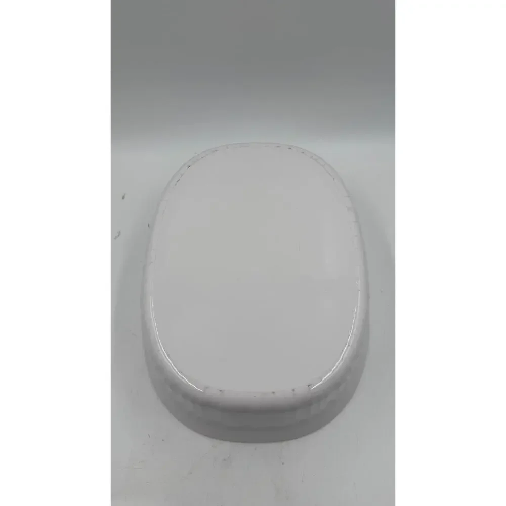 Corning Ware French White F-2-B Oval Casserole Dish with Lid 3 Qt. 2.8 Liter